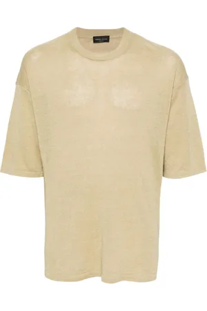 Roberto Collina Knitted linen T-shirt