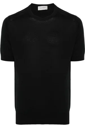 JOHN SMEDLEY Kempton knitted cotton T-shirt