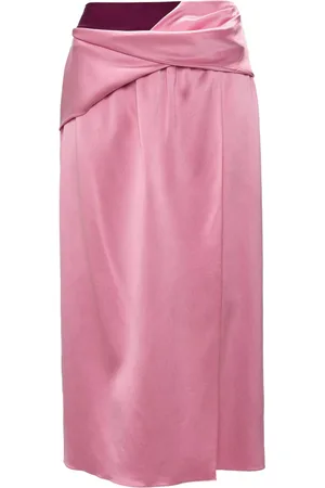J.W.Anderson Draped colour-block midi skirt