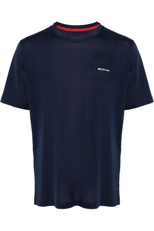 Kiton Logo-embroidered cotton T-shirt