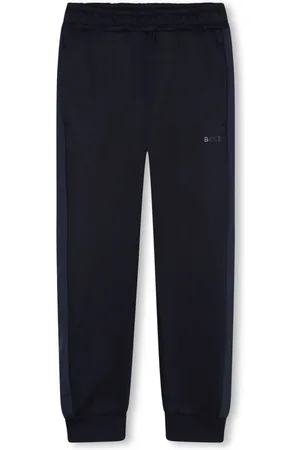 HUGO BOSS Logo-print elasticated track pants