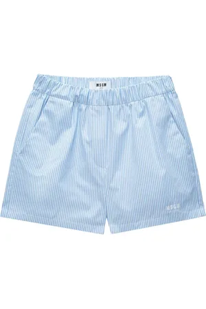 Msgm Striped track shorts