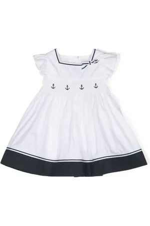 PATACHOU Striped-trim cotton dress set