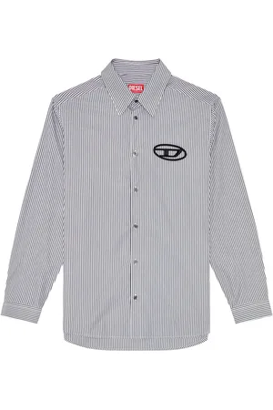Diesel S-Simply-E striped cotton shirt