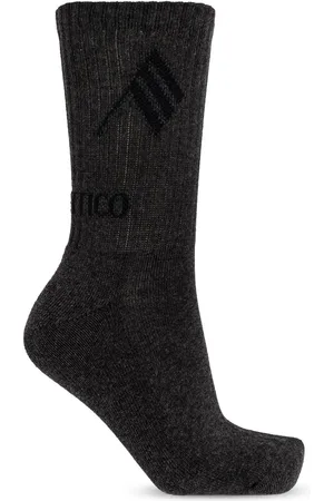 The Attico Logo-jacquard ankle socks