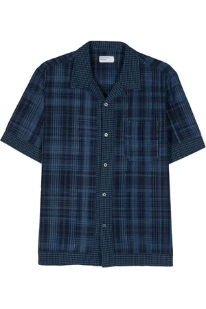 Universal Works Border Road check-pattern shirt