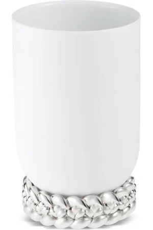 Christofle Babylone porcelain vase (19cm)