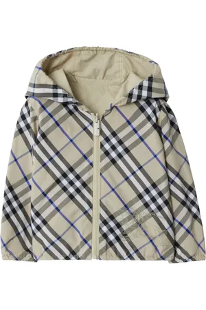 Burberry Check-print reversible jacket
