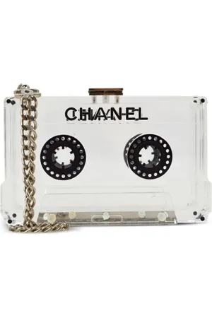 CHANEL 2004 Cassette Tape clutch bag