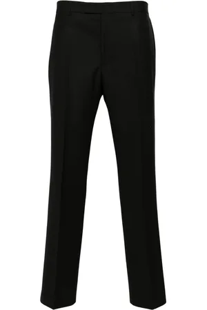 Sunflower Mid-rise tailored wool trousers