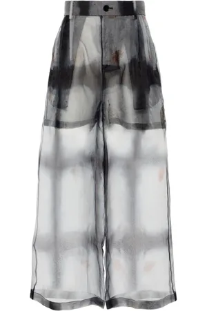Feng Chen Wang High-waist wide-leg trousers