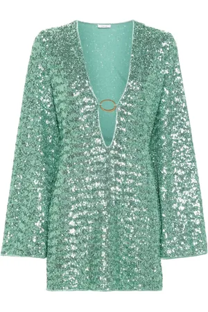 Oseree Sequinned mini dress