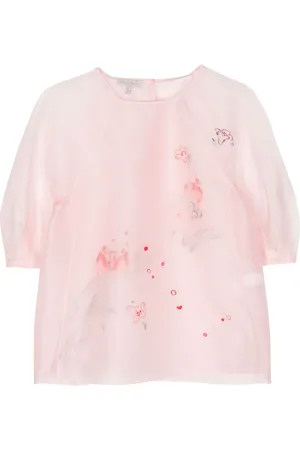 SHIATZY CHEN Floral-print organza blouse