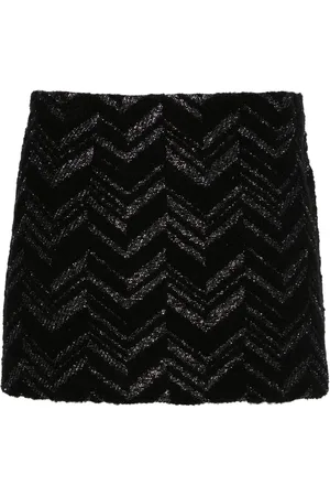 Missoni Zigzag-woven lurex-detailed miniskirt