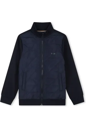 HUGO BOSS Quilted zip-up jacket