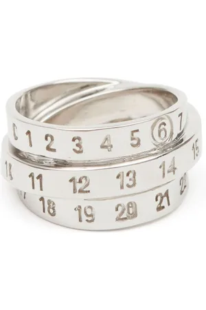 Maison Margiela Triple signature numeric logo ring