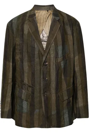 ZIGGY CHEN 3B multi-print blazer