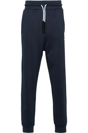 FERRARI Logo-lettering jersey track pants