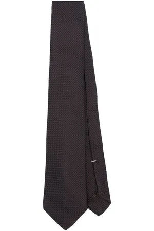 CANALI Patterned-jacquard silk tie