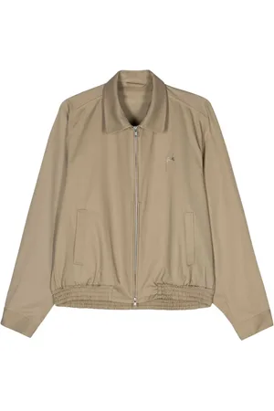 Random Identities Logo-embroidered bomber jacket