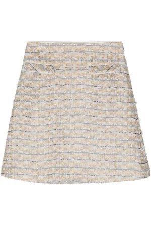 SHIATZY CHEN Tweed A-line miniskirt