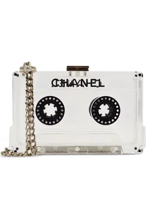 CHANEL 2004 Cassette Tape clutch bag