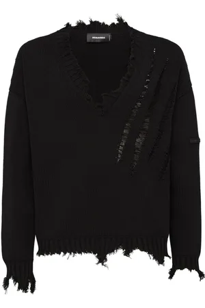 Dsquared2 Distressed knitted jumper