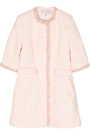 SHIATZY CHEN Beaded-trim tweed coat