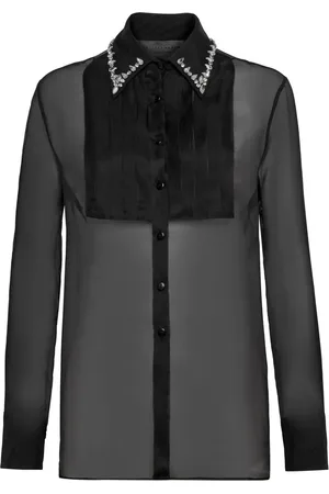 Philipp Plein Embellished long-sleeve shirt