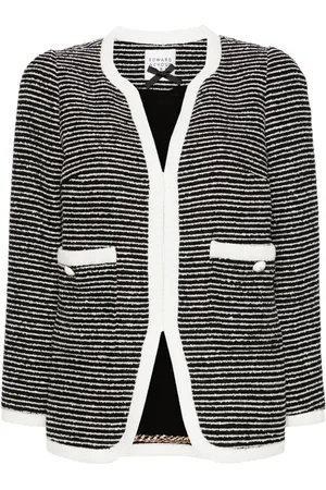 Edward Achour Paris Striped tweedj acket