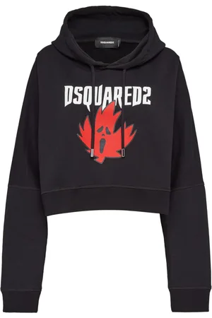 Dsquared2 Maple Leaf cotton hoodie