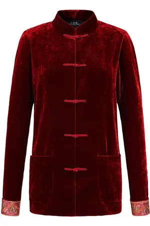 SHANGHAI TANG Mandarin embroidered-design jacket