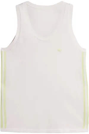 adidas Logo-embroidered sleeveless top