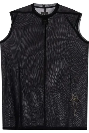 Rick Owens Tarp T logo-embroidered tank top