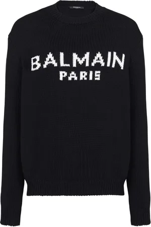 Balmain Paris intarsia-knit jumper