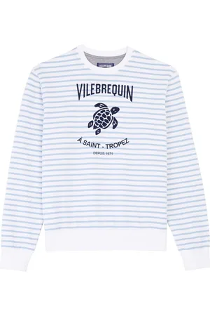Vilebrequin Logo-print striped sweatshirt