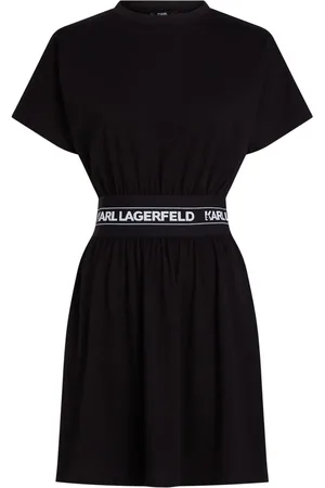 Karl Lagerfeld Logo waistband T-shirt dress