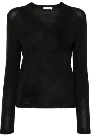 Saint Laurent 2000s V-neck cotton jumper