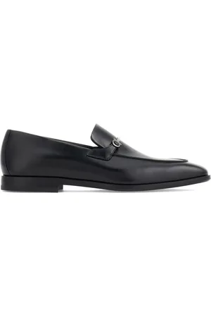 Salvatore Ferragamo Gancini-charm leather mocassin loafers