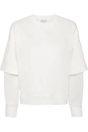 Brunello Cucinelli Monili-chain layered sweatshirt
