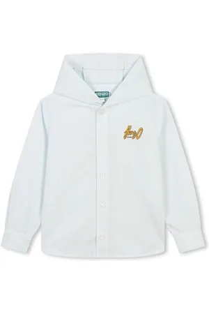 Kenzo Oxford hooded shirt