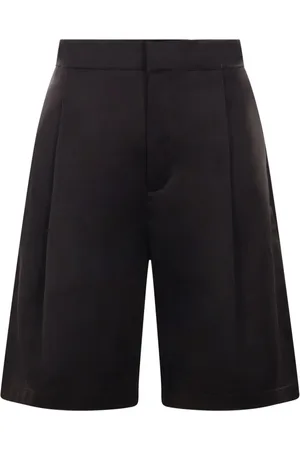 SARA LANZI Twill-weave tailored shorts