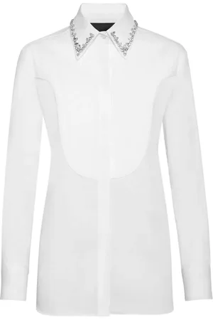 Philipp Plein Embellished long-sleeve shirt