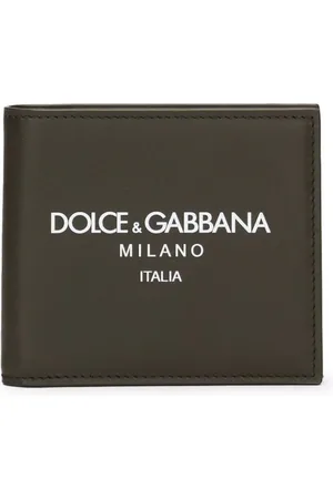 Dolce & Gabbana Logo-print leather wallet