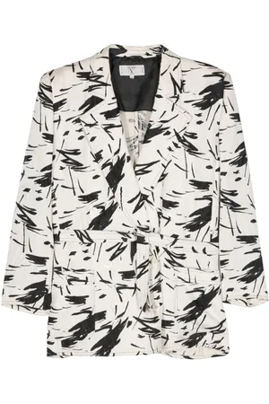 VALENTINO GARAVANI 1980s cloqué-effect blazer
