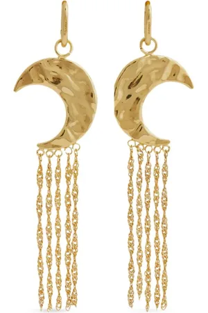 Paco rabanne Moon fringed drop earrings