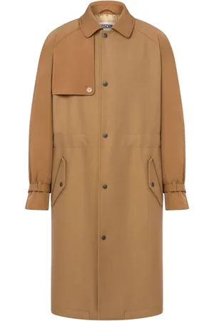 Moschino Two-tone spread-collar coat