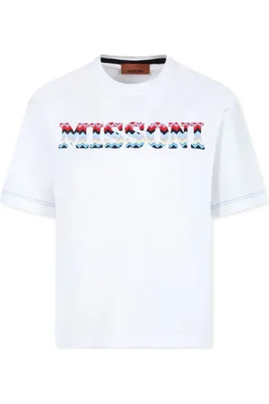 Missoni Logo-embroidered crew-neck T-shirt