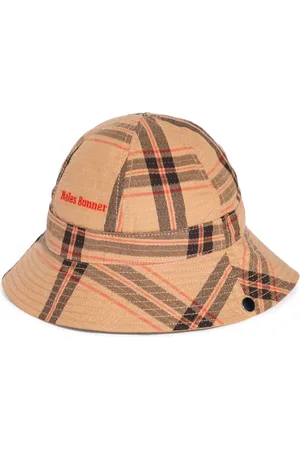 adidas X Wales Bonner check-print bucket hat