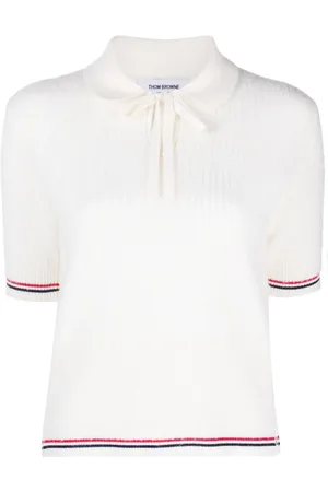 Thom Browne RWB-stripe knitted T-shirt